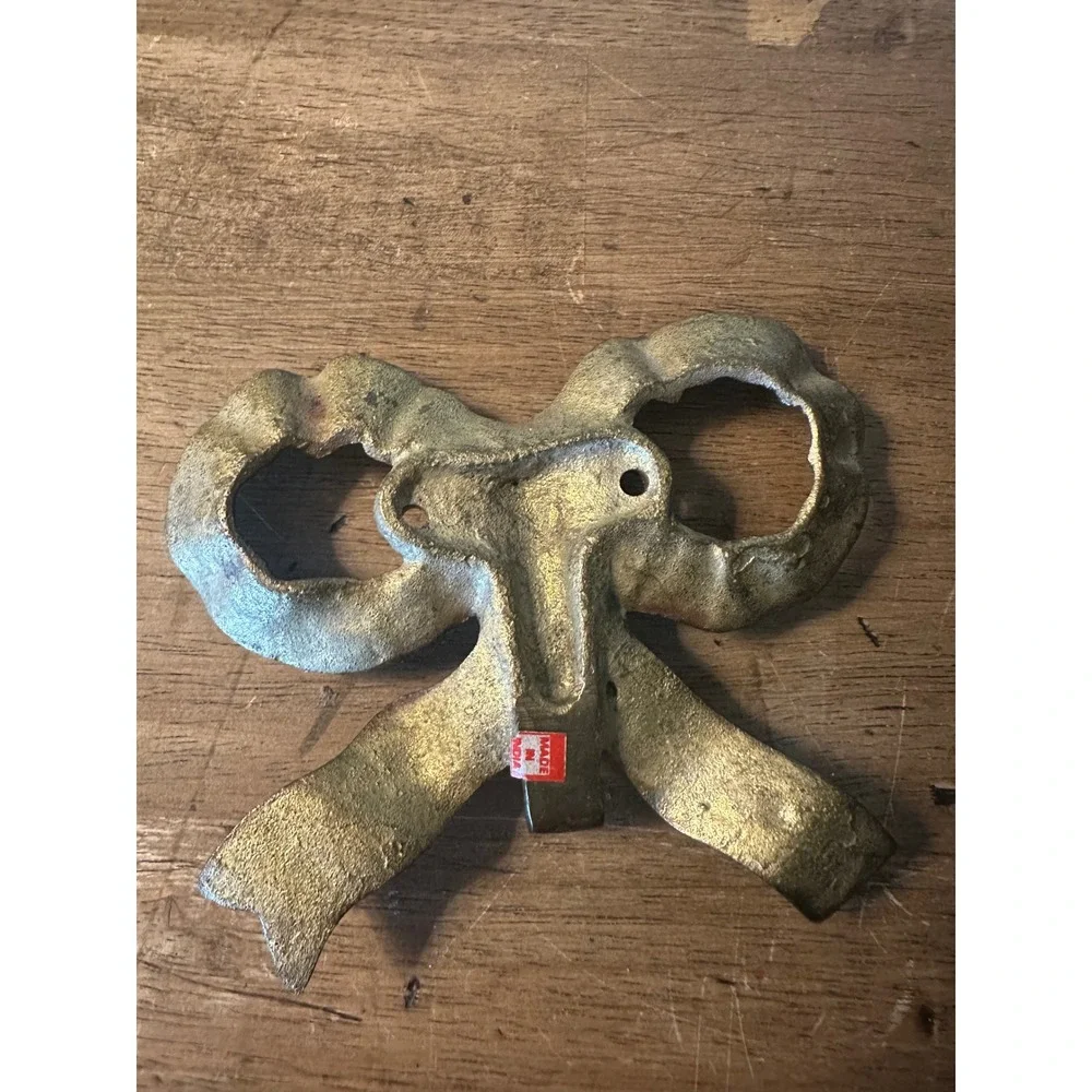 Vintage Brass Bow hook